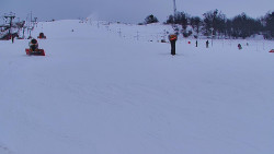 Sjezdovka skiareálu Hlubočky