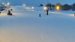 Sjezdovka skiareálu Hlubočky