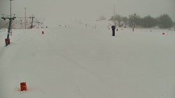 Sjezdovka skiareálu Hlubočky