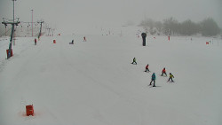 Sjezdovka skiareálu Hlubočky