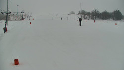 Sjezdovka skiareálu Hlubočky
