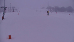 Sjezdovka skiareálu Hlubočky