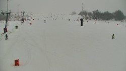 Sjezdovka skiareálu Hlubočky