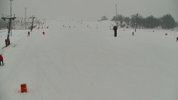 Sjezdovka skiareálu Hlubočky