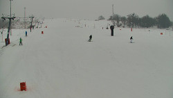 Sjezdovka skiareálu Hlubočky