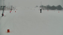 Sjezdovka skiareálu Hlubočky