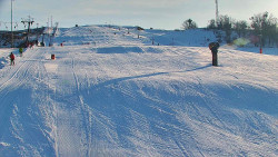 Sjezdovka skiareálu Hlubočky