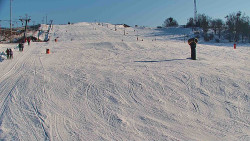 Sjezdovka skiareálu Hlubočky