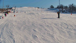 Sjezdovka skiareálu Hlubočky