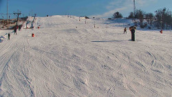 Sjezdovka skiareálu Hlubočky