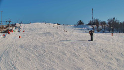 Sjezdovka skiareálu Hlubočky