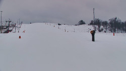 Sjezdovka skiareálu Hlubočky