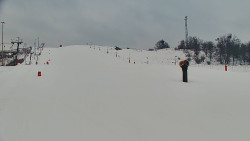 Sjezdovka skiareálu Hlubočky