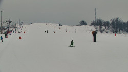 Sjezdovka skiareálu Hlubočky