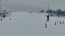 Sjezdovka skiareálu Hlubočky