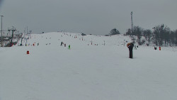 Sjezdovka skiareálu Hlubočky