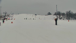 Sjezdovka skiareálu Hlubočky