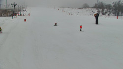 Sjezdovka skiareálu Hlubočky