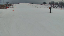 Sjezdovka skiareálu Hlubočky