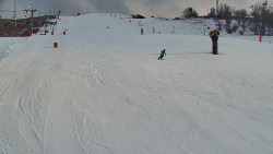 Sjezdovka skiareálu Hlubočky