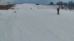 Sjezdovka skiareálu Hlubočky