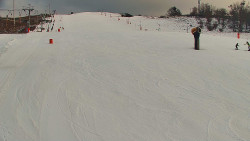 Sjezdovka skiareálu Hlubočky