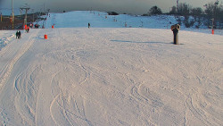 Sjezdovka skiareálu Hlubočky