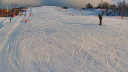 Sjezdovka skiareálu Hlubočky