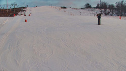 Sjezdovka skiareálu Hlubočky