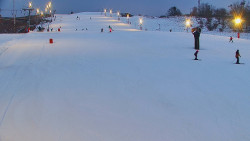Sjezdovka skiareálu Hlubočky