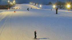 Sjezdovka skiareálu Hlubočky