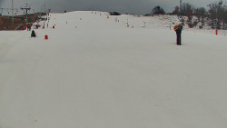 Sjezdovka skiareálu Hlubočky