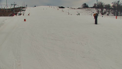 Sjezdovka skiareálu Hlubočky