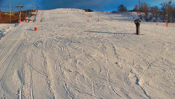 Sjezdovka skiareálu Hlubočky