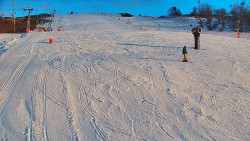 Sjezdovka skiareálu Hlubočky