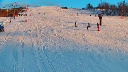 Sjezdovka skiareálu Hlubočky