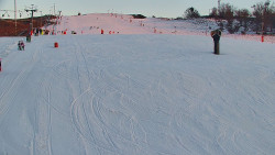 Sjezdovka skiareálu Hlubočky