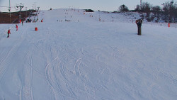 Sjezdovka skiareálu Hlubočky