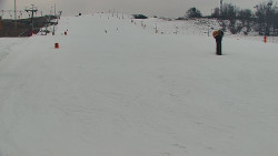 Sjezdovka skiareálu Hlubočky