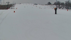 Sjezdovka skiareálu Hlubočky