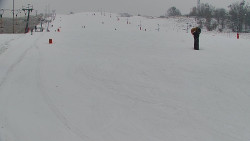 Sjezdovka skiareálu Hlubočky