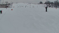 Sjezdovka skiareálu Hlubočky