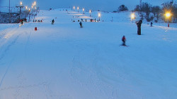 Sjezdovka skiareálu Hlubočky