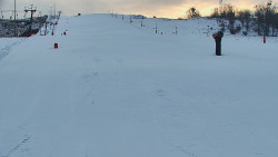 Sjezdovka skiareálu Hlubočky
