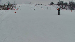 Sjezdovka skiareálu Hlubočky