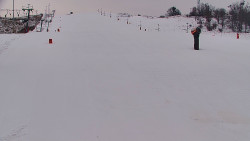 Sjezdovka skiareálu Hlubočky