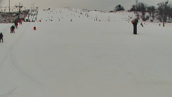 Sjezdovka skiareálu Hlubočky