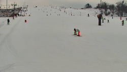 Sjezdovka skiareálu Hlubočky