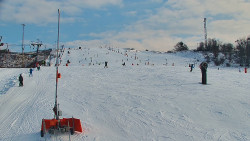 Sjezdovka skiareálu Hlubočky