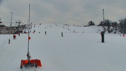 Sjezdovka skiareálu Hlubočky
